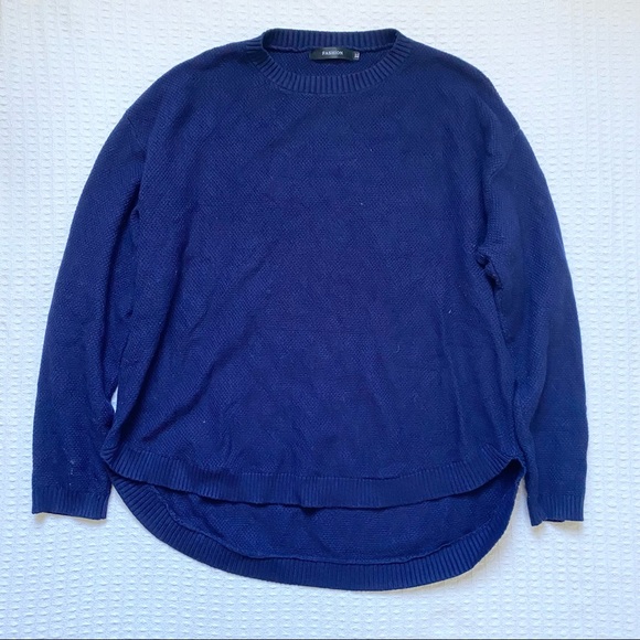 Merokeety navy blue sweater size XL - Picture 1 of 5